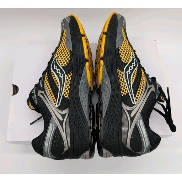 Saucony PROGRID OMNI 9 Gold/Carbon S70739-66 M 10/W 11.5 Hiking Trail Shoes - Picture 11 of 13